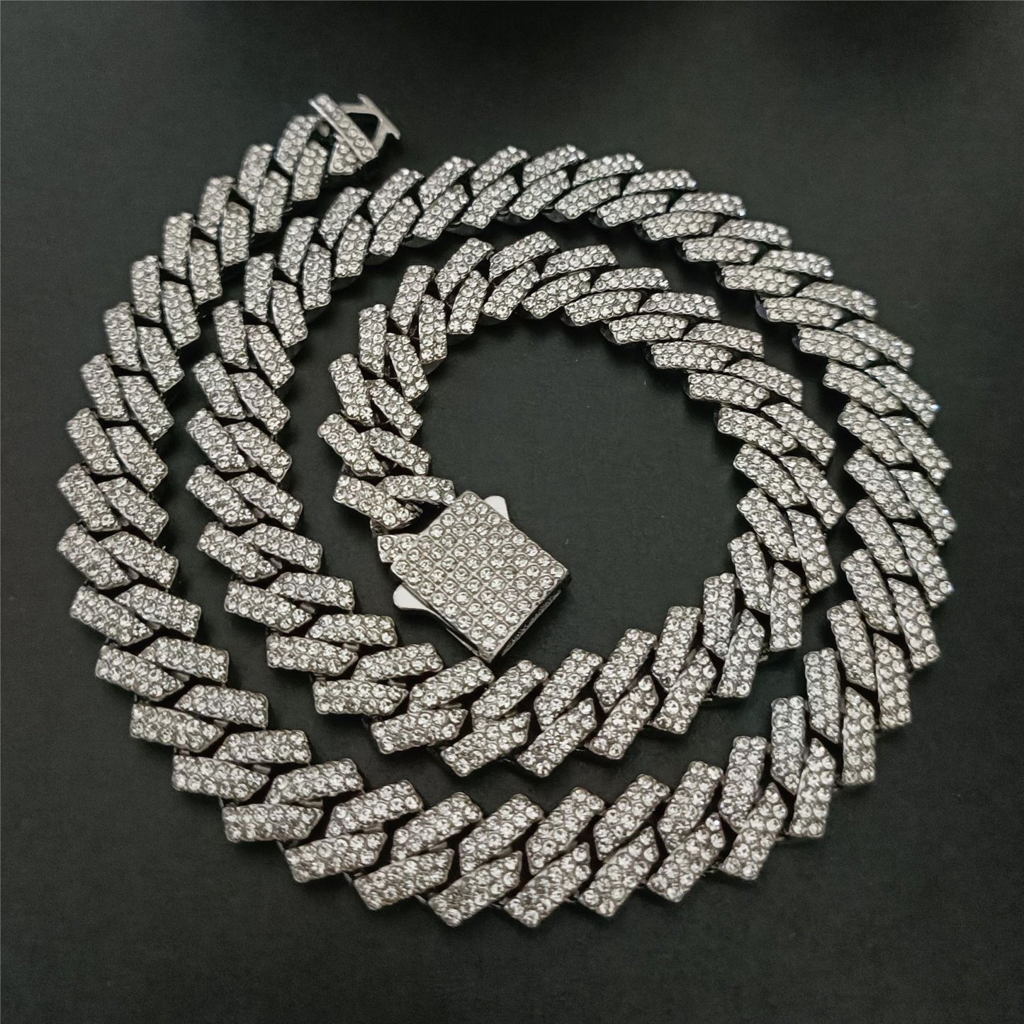 Diamond Simulant  Cuban Link