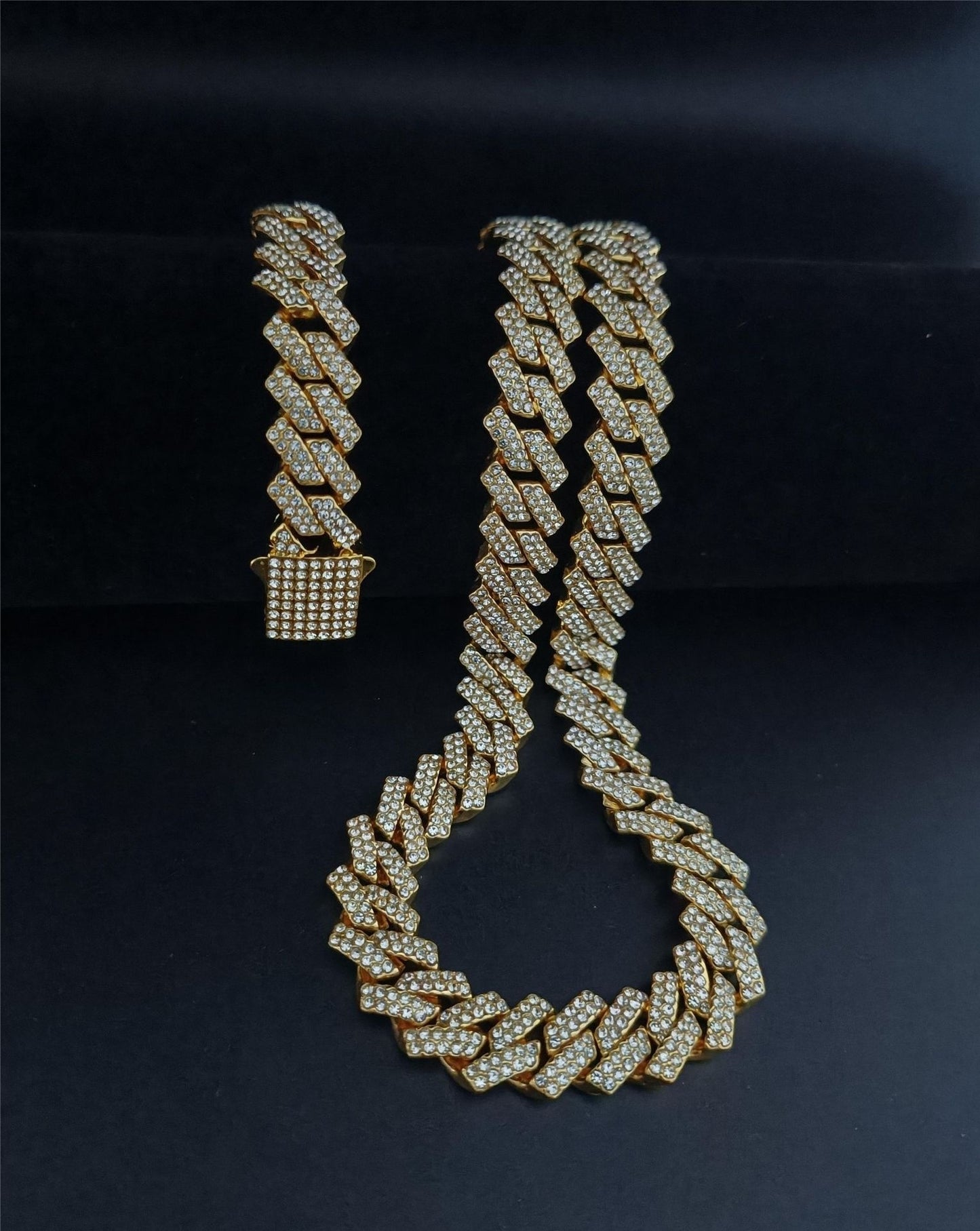 Diamond Simulant  Cuban Link