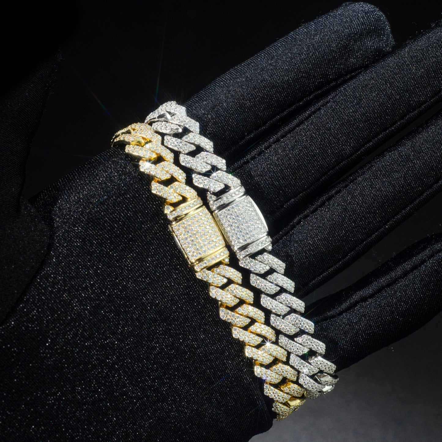 Moissanite Cuban Link Bracelet