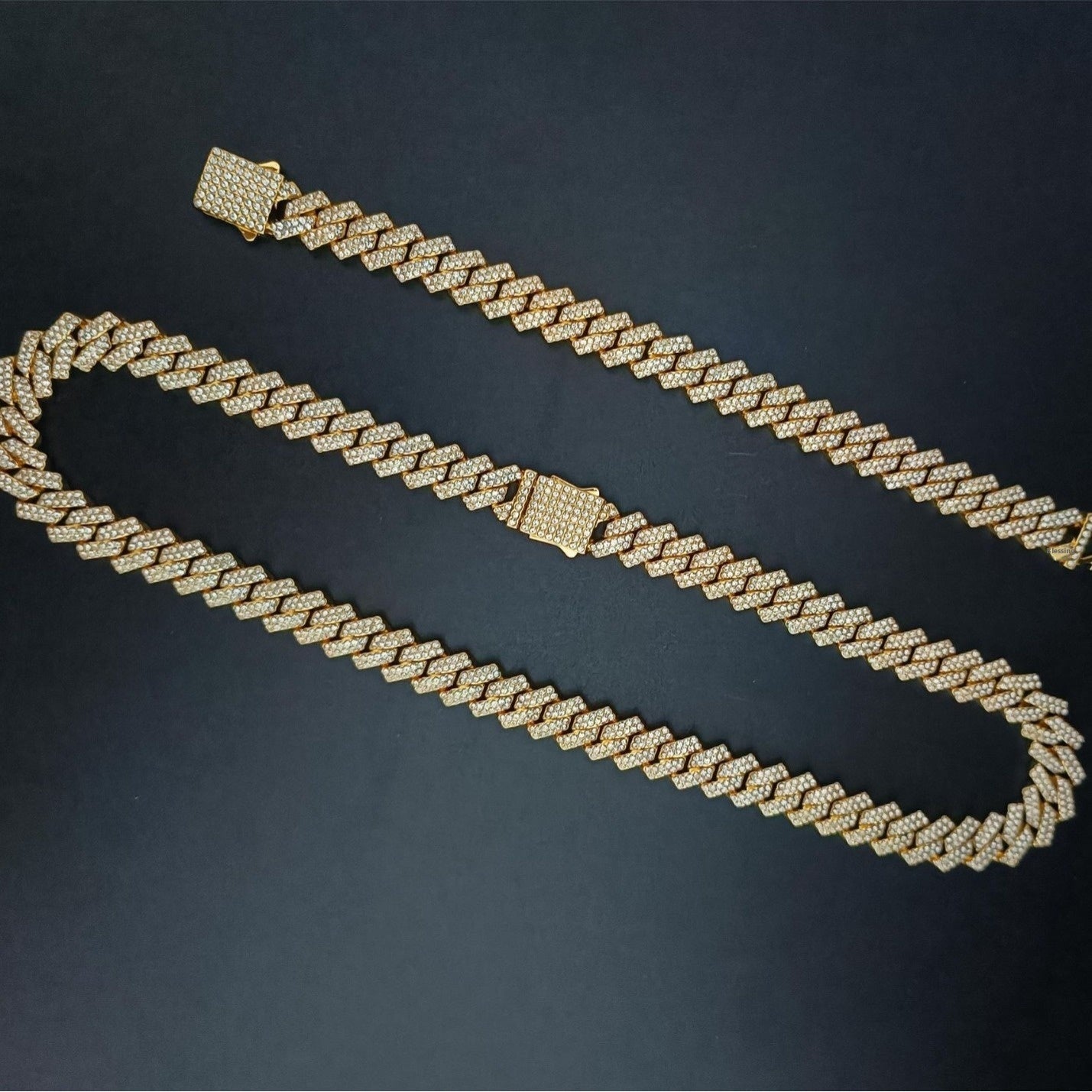 Diamond Simulant  Cuban Link